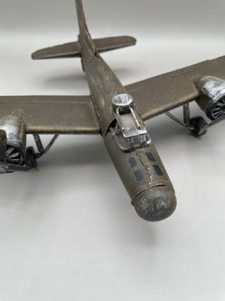 B17 Metal Bomber Plane