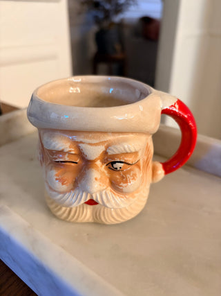 Vintage Santa Mug, Japan