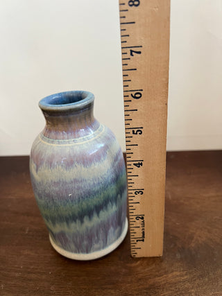 Glazed handmade pottery vase