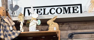 Metal Welcome Sign 33.5" RSV