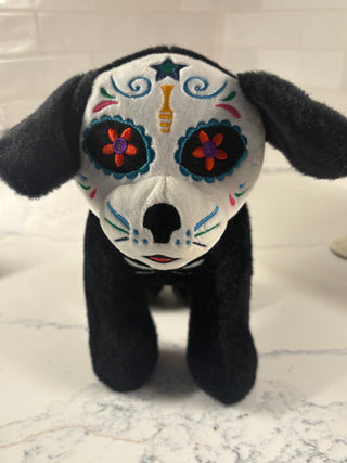 Archie the Dog, day of the dead plush dog 10"