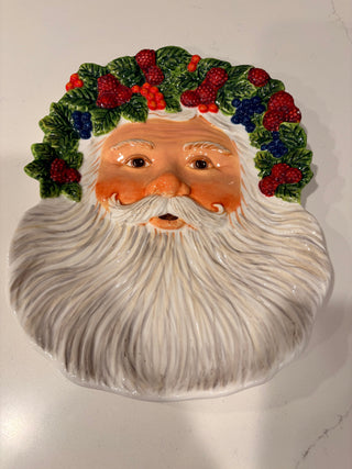 Department 56 2001 Decorative Santa Plate