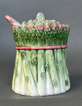Vintage Ceramic Asparagus Sauce Jar