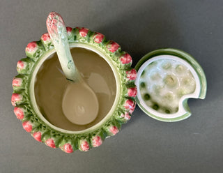 Vintage Ceramic Asparagus Sauce Jar