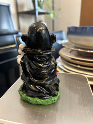 Smiling Resin Vampire Holding Ghost