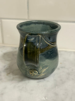 Blue/Green Pottery Mug     MTS