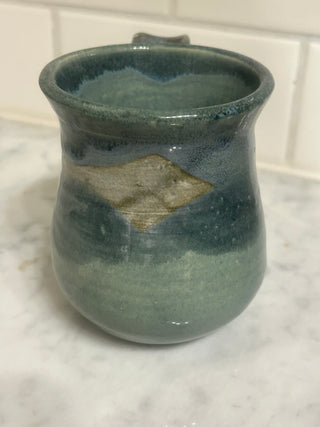 Blue/Green Pottery Mug     MTS