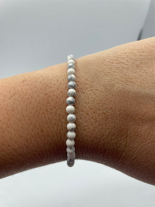 4mm Howlite Bracelet