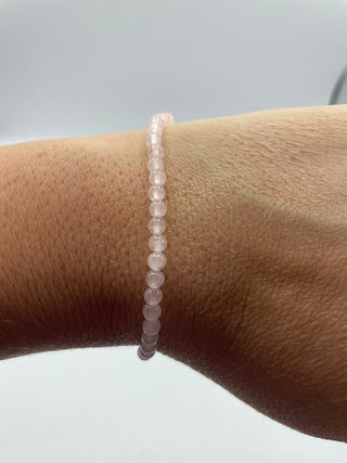 4mm Rose Quartz Bracelet