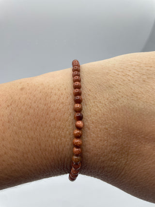 4mm Goldstone Bracelet