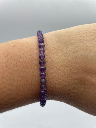 4mm Amethyst Bracelet