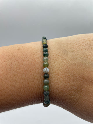 4mm Indian Agate Bracelet