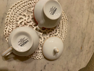 Rare Mikasa sugar bowl & creamer RCD