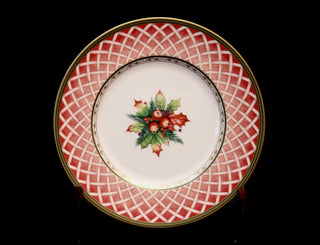 Winter Holiday by Fritz & Floyd Salad plate 9 1/4
