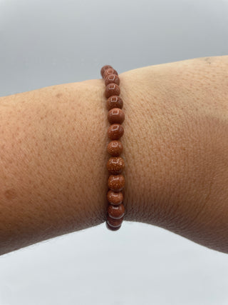 6mm Goldstone bracelet