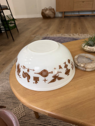 Early American milk glass bowl