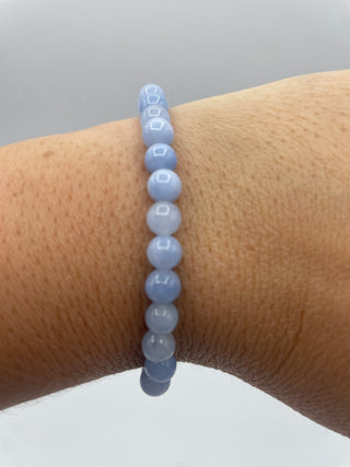 6mm Faux Aquamarine  bracelet