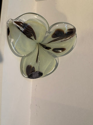 Nuova Cristalleria Arzanese Italian Art Glass Flower - murano style 6"
