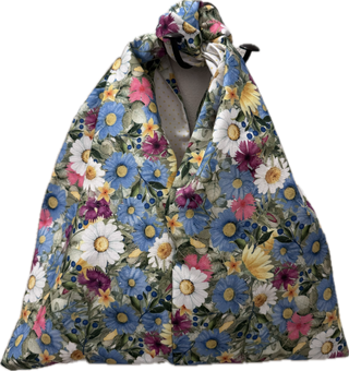 Knot bag - Floral - Handmade