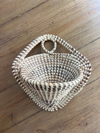 Carolina Gullah Sweetgrass Pocket Basket