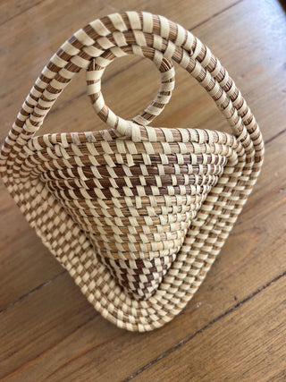 Carolina Gullah Sweetgrass Pocket Basket