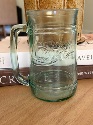 Vintage Georgia Green Coca Cola Glass
