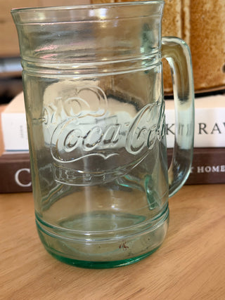 Vintage Georgia Green Coca Cola Glass
