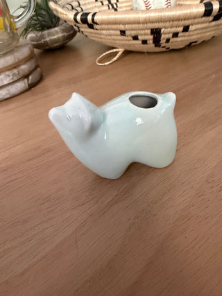 2 Vintage mini bears toothpick holders