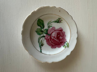 Japanese rose mini plate/butter pat