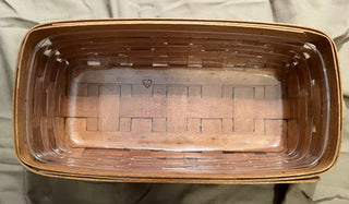 1991  LONGABERGER BASKET W/LINER 14.5x7.5