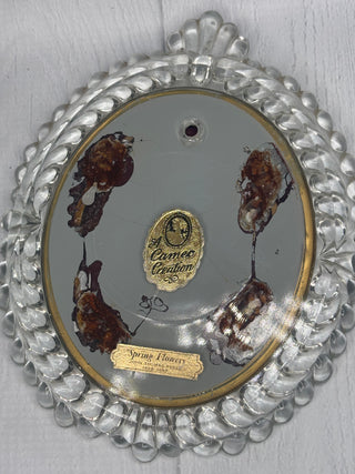 Vintage Cameo Creation Portrait Pair of Plaques