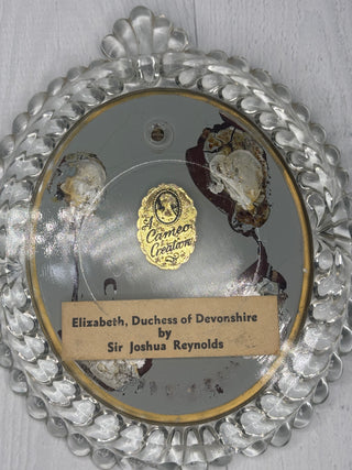 Vintage Cameo Creation Portrait Pair of Plaques