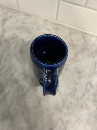 Pottery Mug, Cobalt Blue