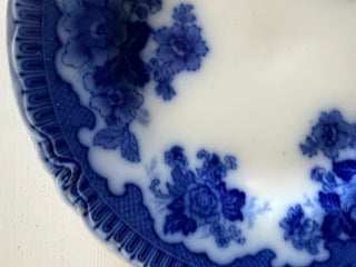 Antique Flow blue Waldorf plate