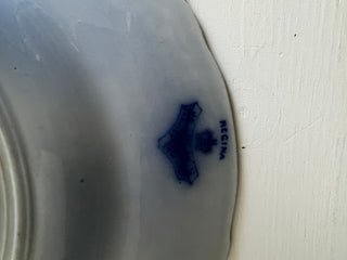 Antique Flow blue Waldorf plate