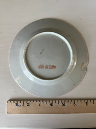 Antique Rose Medallion 7” plate