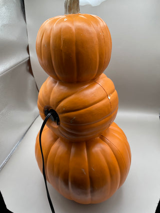 16" Lighted 3 Stack Jack-O-Lantern