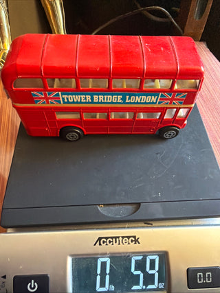 Houses of Parliament London England Tower Bridge Double Decker Bus Die - Cast