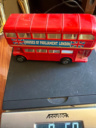 Houses of Parliament London England Tower Bridge Double Decker Bus Die - Cast