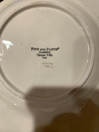 Fitz&Floyd 3 section rooster server dish
