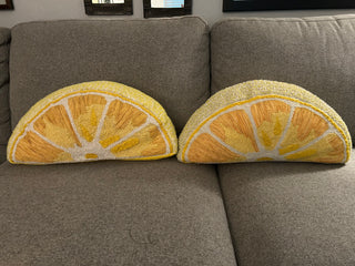 Lemon Wedge Pillow