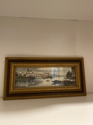 European Port Framed Wall Art Print
