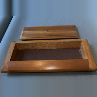 Rare Vintage Early Winters Teak Valet Box Circa 1970's to 1980's