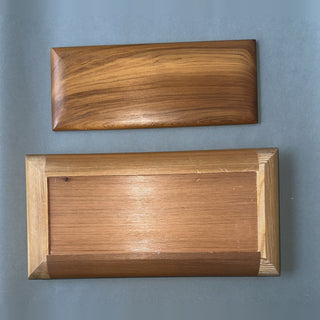 Rare Vintage Early Winters Teak Valet Box Circa 1970's to 1980's