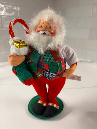 Stocking Stuffer Santa - AnnaLee 2002 -- 9"