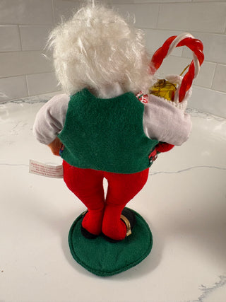 Stocking Stuffer Santa - AnnaLee 2002 -- 9"
