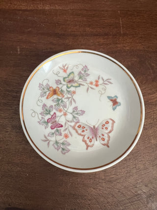 Vintage Avon gold rimmed butterfly plate