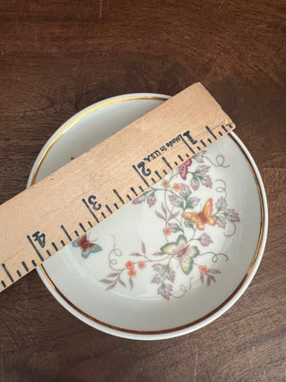 Vintage Avon gold rimmed butterfly plate