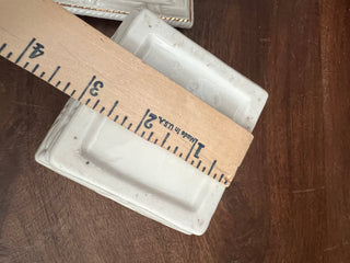 Lovebirds white trinket box