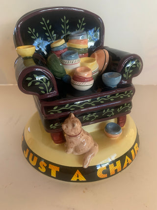 Vntg Mary Engelbright chair bank